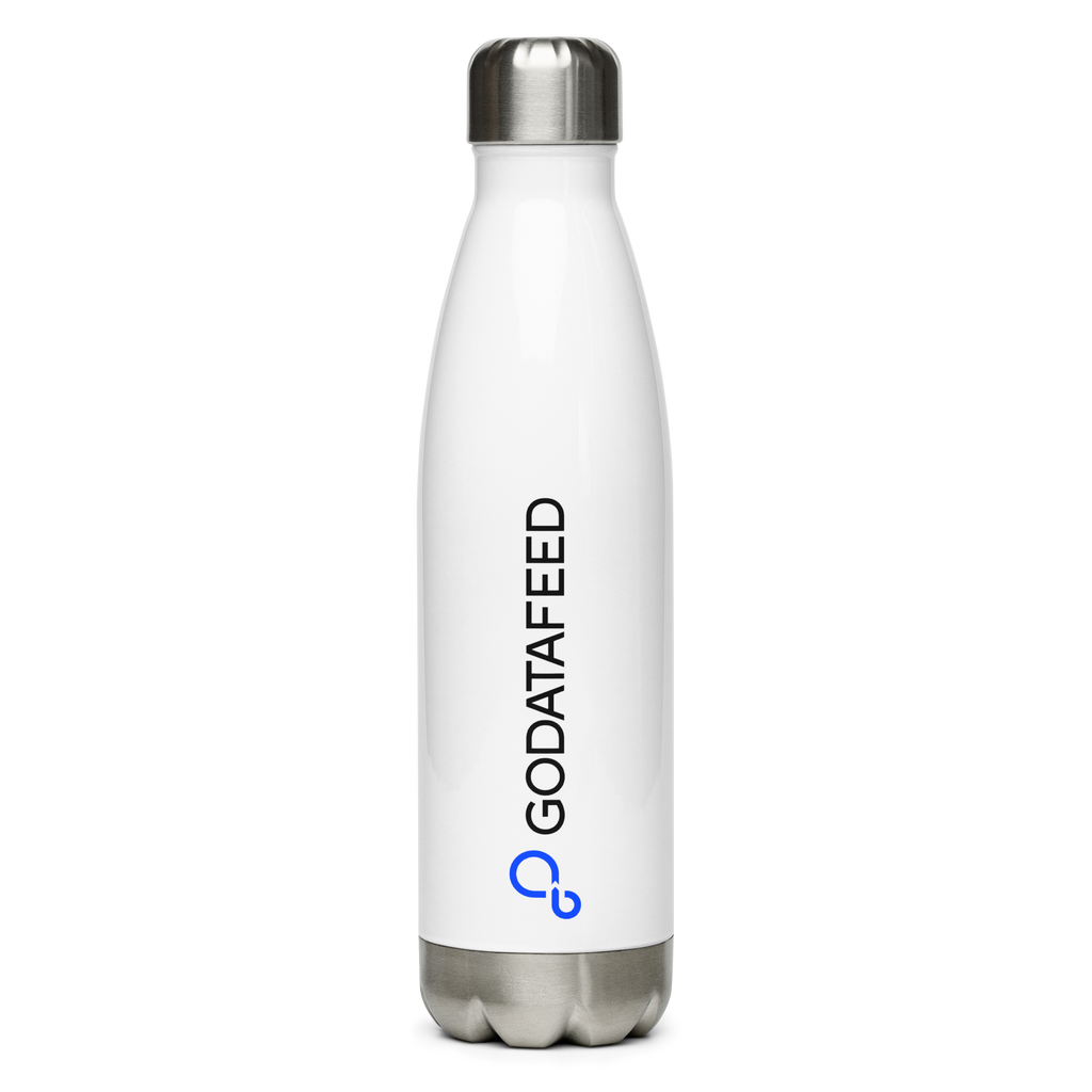 Icon Logo Water Bottle White