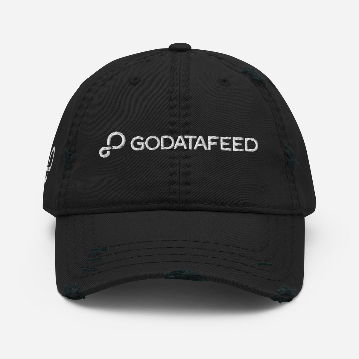 Icon Hat Distressed Black