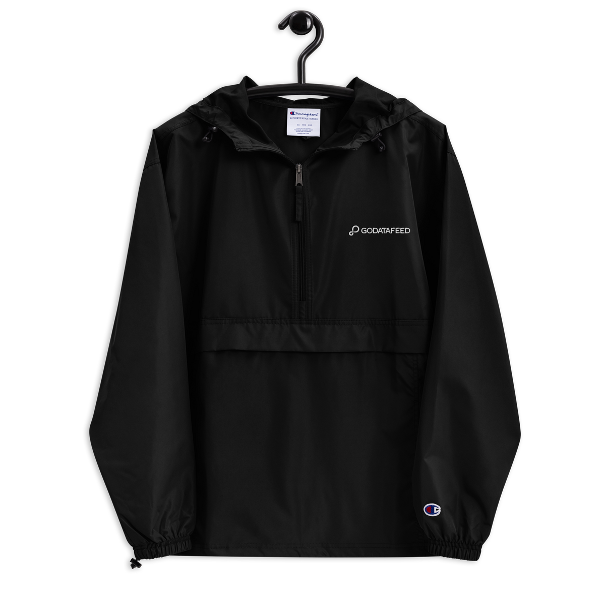 Icon Logo Windbreaker Black
