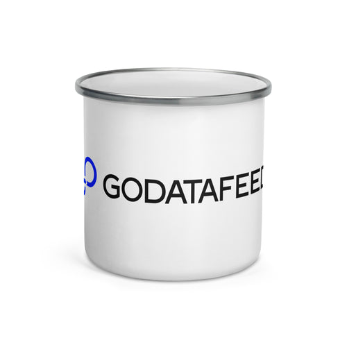 Icon Logo 12 oz Enamel Mug White