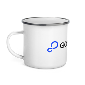 Icon Logo 12 oz Enamel Mug White