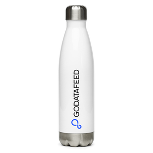 Icon Logo Water Bottle White