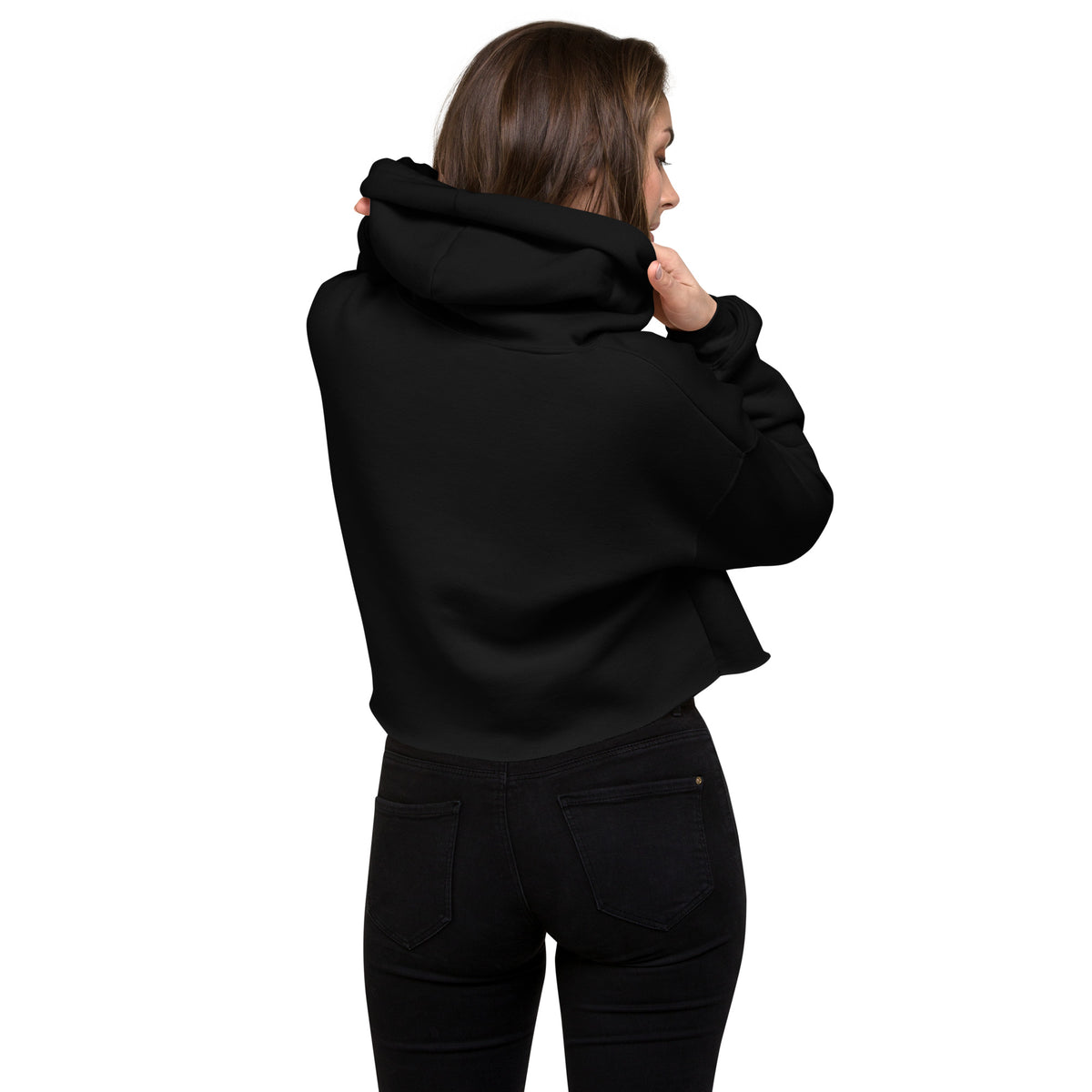 GoDataFeed Logo Crop Black Hoodie