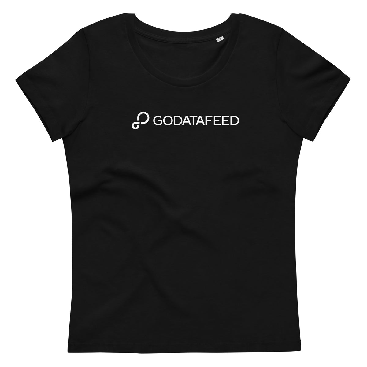 Icon Logo Black Tee (Scoop Neck)